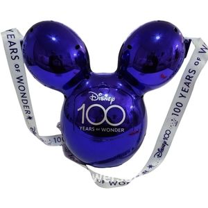 Disney Parks 100th Anniversary Mickey Mouse Purple Balloon Popcorn Bucket